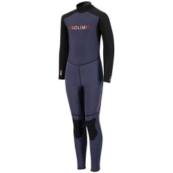 Combinaison intégrale junior PROLIMIT Grommet V-Backzip 3/2 DL FL Blue/Red