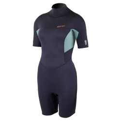 Combinaison shorty femme PROLIMIT Fire Backzip 2/2 Q-liningFL Blue