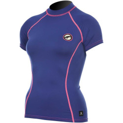 Lycra femme PROLIMIT Rashguard Pure Girl Shortarm Blue