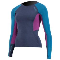 Lycra femme PROLIMIT PureGirl Rashguard Longarm Navy/Blue