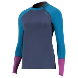 Lycra femme PROLIMIT PureGirl Loosefit Shirt Longarm Navy/Blue