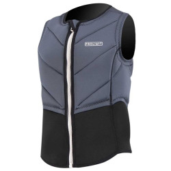 Gilet impact kitesurf/windsurf PROLIMIT PureGirl Slider Vest Half PaddedFrontzip Black