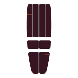 Pad intégral surf MYSTIC Ambush Stubby Shape Merlot