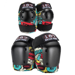 Set de protection 187 Combo Pack Knee & Elbow Comic