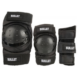 BULLET  Junior Combo  Pack De Protections Enfant  Black