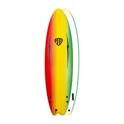 Planche de Surf mousse EZI MR Spray Rasta 7´0