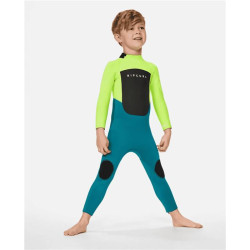 Combinaison intégrale junior RIPCURL Groms Omega 4/3Gb Bz Lemon