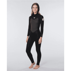Combinaison intégrale femme RIPCURL Wms Omega 43Gb Steamer Black
