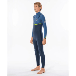 Combinaison intégrale junior RIPCURL Jnr.Fbomb 32Gb C/Zip Stmr Blue