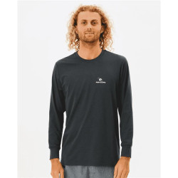 Lycra RIPCURL Search Series L/S Tee Black Marled