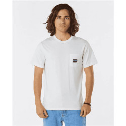 Teeshirt RIPCURL Horizon Badge S/S Tee Bone