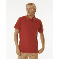 Polo RIPCURL Faded Polo Burnt Red