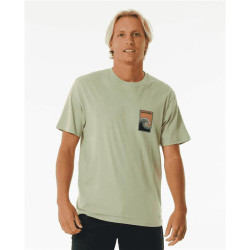 Teeshirt RIPCURL Swc Blazing Tubes Tee Sage