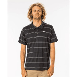Polo RIPCURL Plain Stripe Polo Washed Black