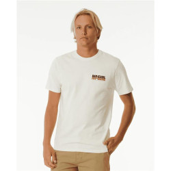 Teeshirt RIPCURL Surf Revival Repeater Tee Bone