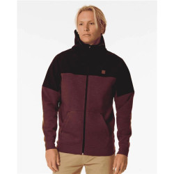 Sweat RIPCURL Anti Series Viral Zip Thru Maroon