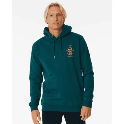 Sweat RIPCURL Search Icon Hood Blue Green