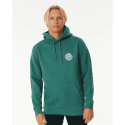 Sweat RIPCURL Wetsuit Icon Hood Washed Green