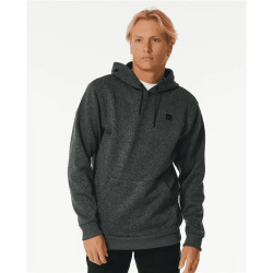 Sweat RIPCURL Anti Series Crescent Hood Black Marled