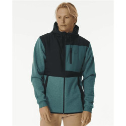 Sweat RIPCURL Anti Series Heatseeker Zip Thr Blue Green