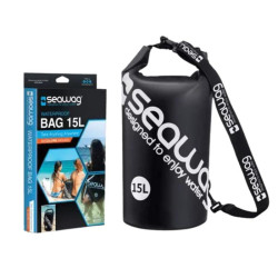 Sac étanche SEAWAG 15L Noir/Blanc