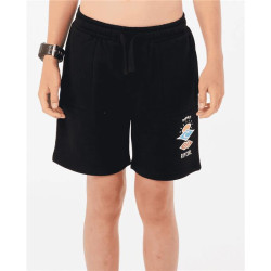 Short junior RIPCURL Search Icon Fleece Short -Boy Black