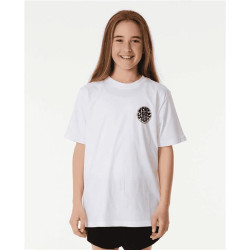 Teeshirt junior RIPCURL Wetsuit Icon Tee -Kids White