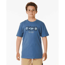Teeshirt junior RIPCURL Pure Surf Sun Tee-Boy Vintage Navy