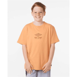 Teeshirt junior RIPCURL Pure Surf Logo Tee-Boy Peach Nectar
