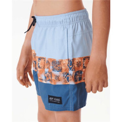 BoardShort junior RIPCURL Pure Surf Block Volley -Boy Cool Blue