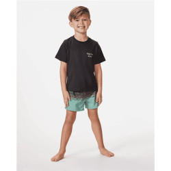 Teeshirt junior RIPCURL Shred Town Art Tee - Boy Washed Black