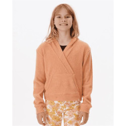 Sweat junior RIPCURL Cosy V Neck Hood -Girl Clay Marle