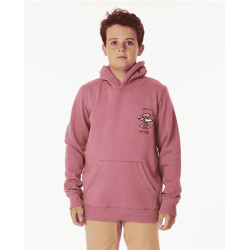 Sweat junior RIPCURL Search Icon Hood -Boy Mauve