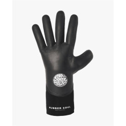 Gants néoprène RIPCURL Rubber Soul 3Mm Glove Black