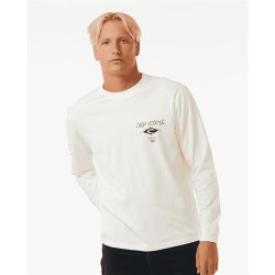 Teeshirt RIPCURL Fade Out Icon L/S Tee Bone