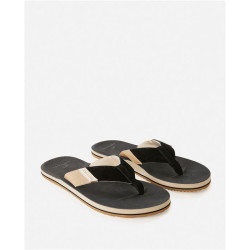 Tongs RIPCURL Oxford Open Toe Black/Tan