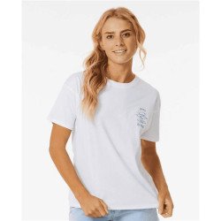 Teeshirt femme RIPCURL Icons Of Surf Relaxed Tee White