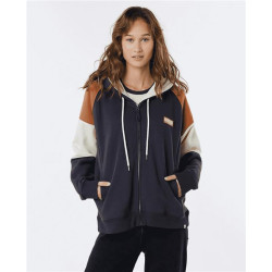 Sweat femme RIPCURL Galicia Full Zip Fleece Washed Black