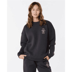 Sweat femme RIPCURL Icons Crew Washed Black