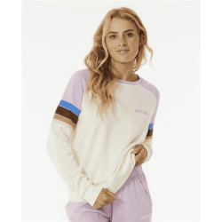 Sweat femme RIPCURL Surf Revival Raglan Crew Lilac