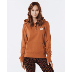 Sweat femme RIPCURL Re-Entry Hood Light Brown