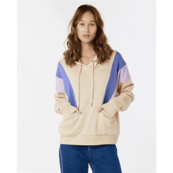 Sweat femme RIPCURL Olalla Hoodie Fleece Beige