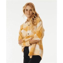 Chemise femme RIPCURL La Isla Flannel Shirt Gold