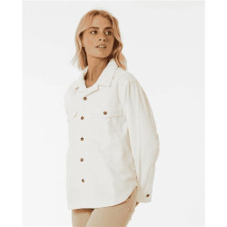 Chemise femme RIPCURL Stevie Cord Shirt Cream