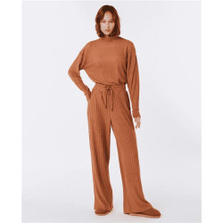 Pantalon femme RIPCURL Cosy Ii Straight Leg Pant Light Brown