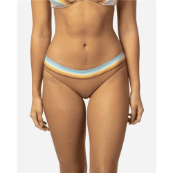 Bikini bottom RIPCURL Sunrise Stripe Cheeky Hipster Brown
