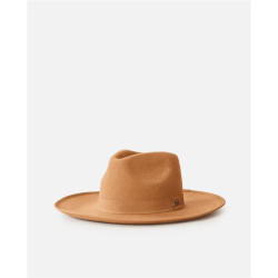 Chapeau RIPCURL Valley Wide Brim Wool Felt Light Brown