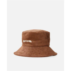 Chapeau RIPCURL Cord Surf Bucket Hat Brown