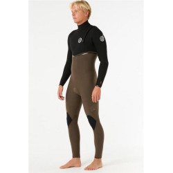 Combinaison intégrale RIPCURL EBomb 5/3mm Zipfree Deep Rock