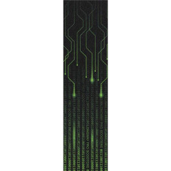 Grip trottinette LONGWAY Printed Matrix Green